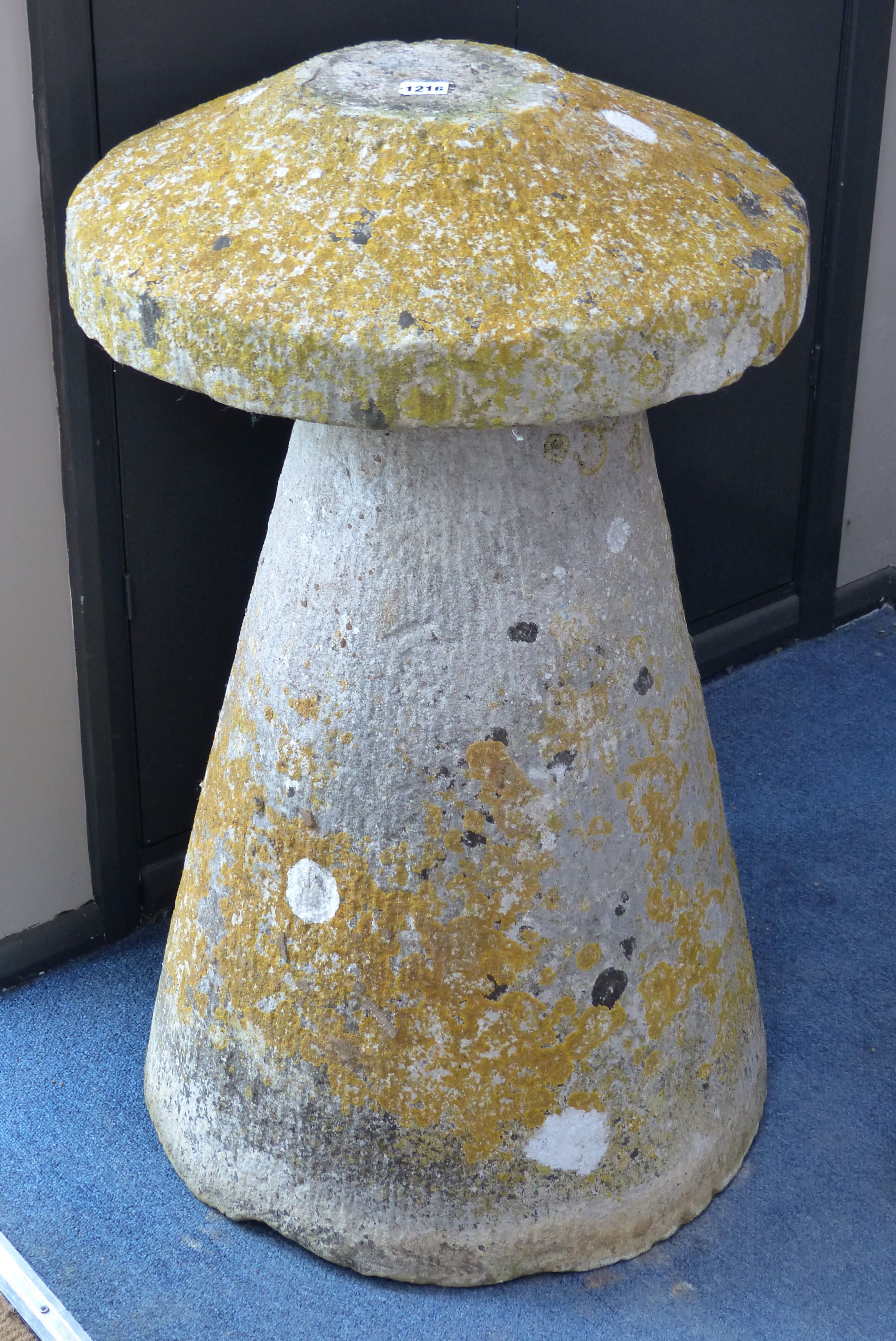 A staddle stone, height 81cm